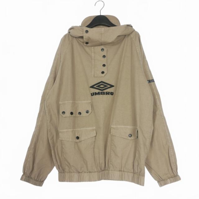 【中古】未使用品 アンブロ × SLAM JAM 26SS Faded Smock Anorak フーデッド アノラックジャケット ブルゾン 長袖 M