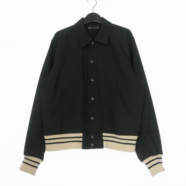 【中古】未使用品 マインデニム NMC PE.Wool Twill Athletic Blouson ツイル ブルゾン スタジアムジャケット 長袖 3