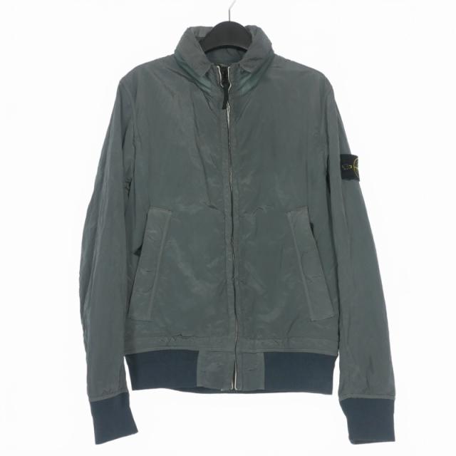 【中古】ストーンアイランド NYLON METAL TYVEK SHIELD JACKET ナイロンジャケット ブルゾン 長袖 S グレー 621542744