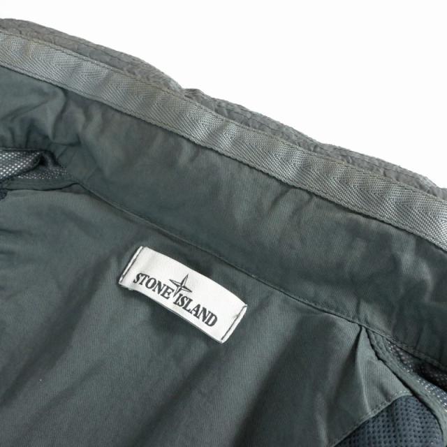 【中古】ストーンアイランド NYLON METAL TYVEK SHIELD JACKET ナイロンジャケット ブルゾン 長袖 S グレー 621542744_7