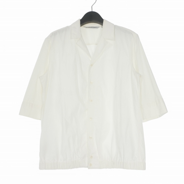 【中古】ニールバレット Neil Barrett 21SS LOOSE FIT REGULAR LENGTH オープンカラーシャツ 開襟シャツ 半袖 03 ホワイト