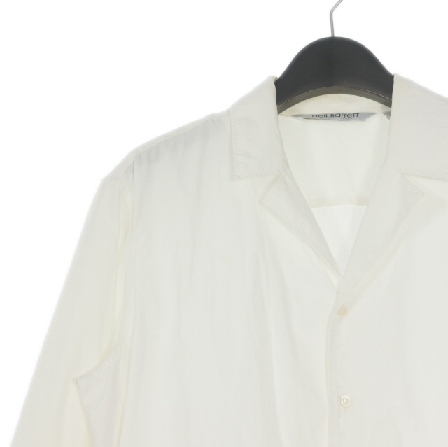 【中古】ニールバレット Neil Barrett 21SS LOOSE FIT REGULAR LENGTH オープンカラーシャツ 開襟シャツ 半袖 03 ホワイト_2