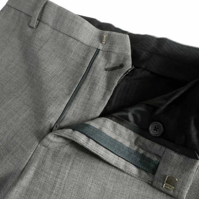 PAUL SMITH グレー チェック パンツスーツ オールシーズン 中古
