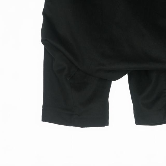 【中古】タマンヤー thamanyah 変形 ウールサルエルショーツ ショートパンツ 44 ブラック 黒 8H14AWP003 メンズ_5