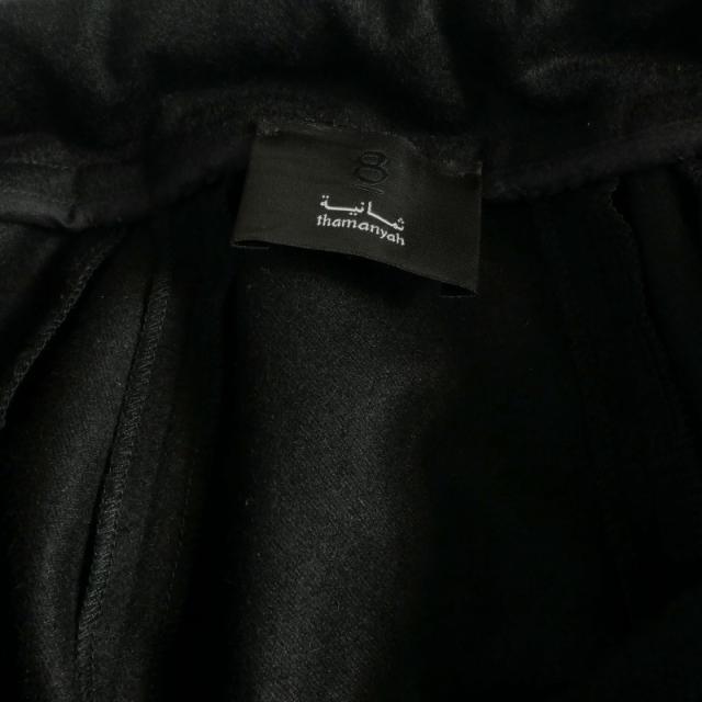 【中古】タマンヤー thamanyah 変形 ウールサルエルショーツ ショートパンツ 44 ブラック 黒 8H14AWP003 メンズ_6