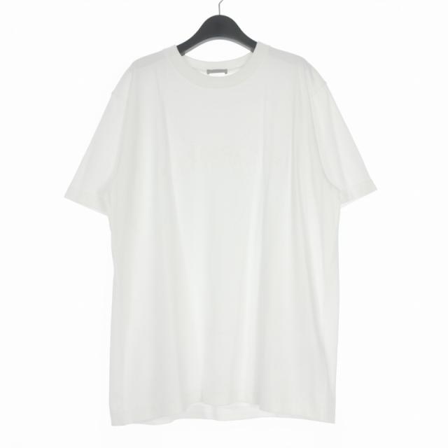 【中古】ディオール × ルイスハミルトン クルーネックTシャツ カットソー 半袖 XL ホワイト 593J696V0554 国内正規