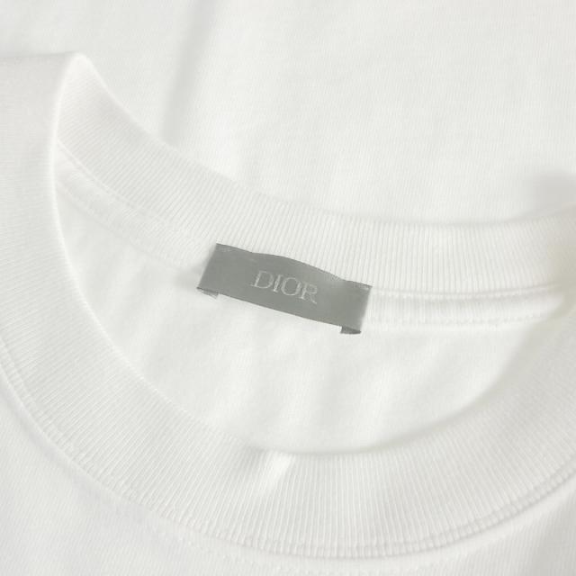 【中古】ディオール × ルイスハミルトン クルーネックTシャツ カットソー 半袖 XL ホワイト 593J696V0554 国内正規_5