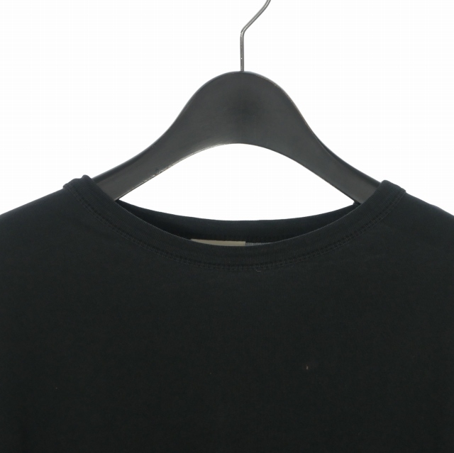 【中古】ドリスヴァンノッテン DRIES VAN NOTEN ショートスリーブコットンTシャツ カットソー 半袖 S ブラック 黒  メンズ_2