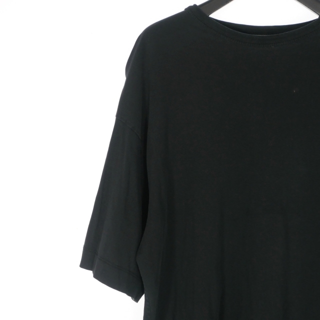 【中古】ドリスヴァンノッテン DRIES VAN NOTEN ショートスリーブコットンTシャツ カットソー 半袖 S ブラック 黒  メンズ_3