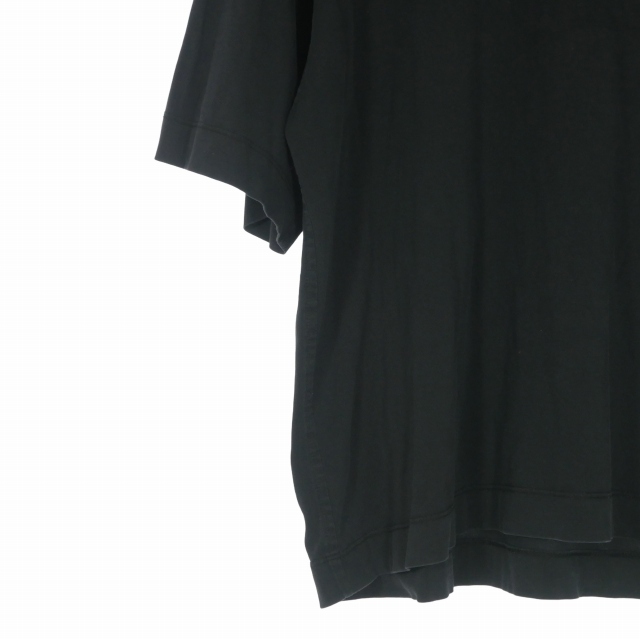 【中古】ドリスヴァンノッテン DRIES VAN NOTEN ショートスリーブコットンTシャツ カットソー 半袖 S ブラック 黒  メンズ_4