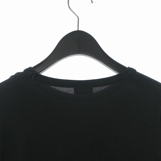 【中古】ドリスヴァンノッテン DRIES VAN NOTEN ショートスリーブコットンTシャツ カットソー 半袖 S ブラック 黒  メンズ_5