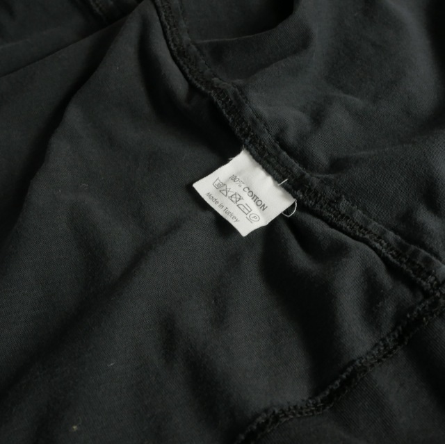 【中古】ドリスヴァンノッテン DRIES VAN NOTEN ショートスリーブコットンTシャツ カットソー 半袖 S ブラック 黒  メンズ_7