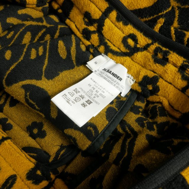 【中古】ジルサンダープラス JIL SANDER＋ 総柄 フリースショートパンツ ショーツ M イエロー/ブラック_5