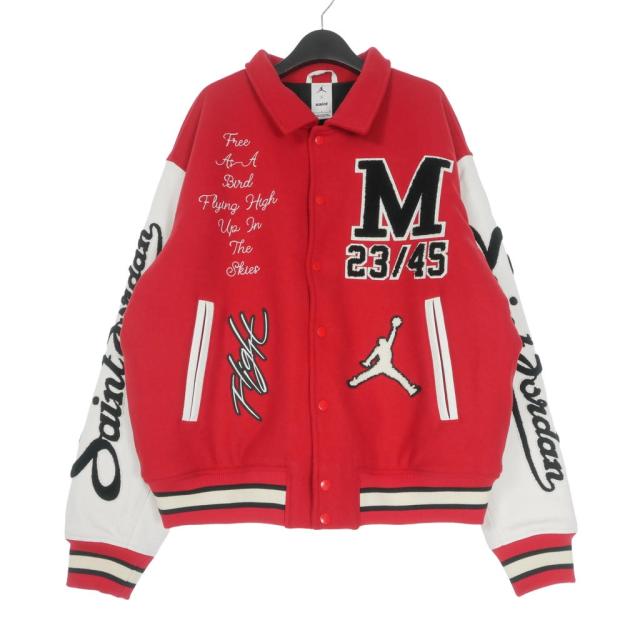【中古】未使用品 セントマイケル × ジョーダン 26SS MJ SM VARSITY JKT バーシティジャケット ブルゾン 長袖 L