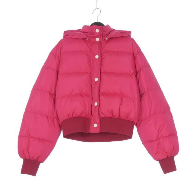 【中古】MSGM 19AW GIUBBINO DOWN JACKET ショート ダウンジャケット ブルゾン 長袖 38 ピンク 2741MDH16X 国内正規