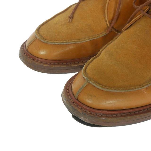 【中古】トリッカーズ TRICKER'S スエード レザー コンビ チャッカブーツ 靴 8 ライトブラウン 茶 83627S メンズ_4