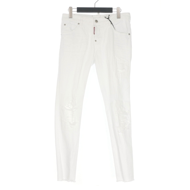 【中古】未使用品 ディースクエアード 22SS Cool Girl Jean ホワイトデニムパンツ ジーンズ 36 ホワイト レディース
