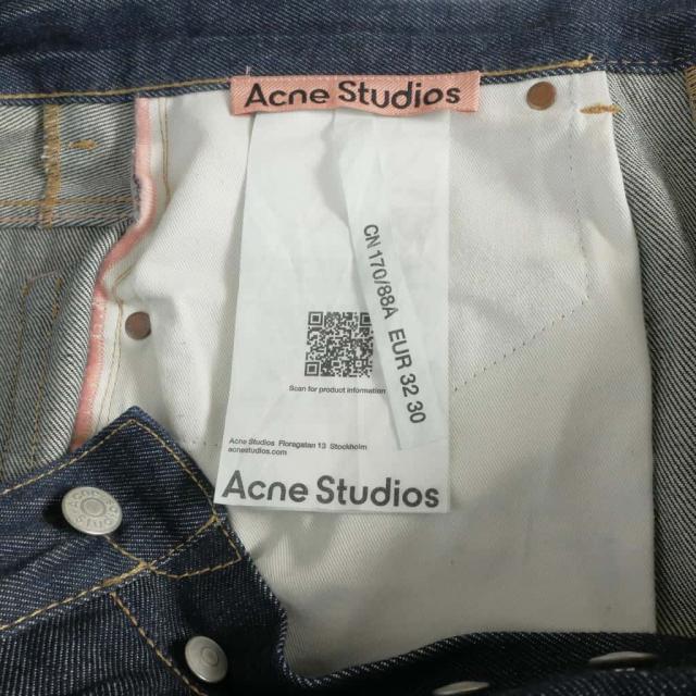 【中古】アクネ ストゥディオズ Acne Studios 2021M NEW RW ブーツカットジーンズ デニムパンツ 32/30 インディゴ_6