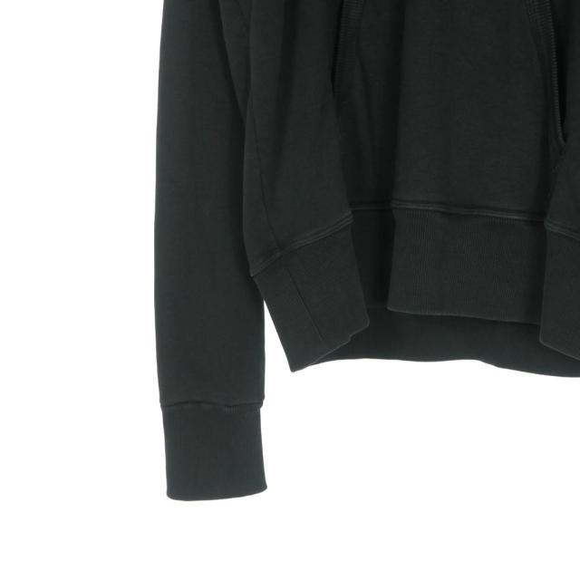 【中古】メゾンマルジェラ MM6 Maison Margiela 23SS PATCH HOODIE パッチワーク フーディ パーカー 長袖 M ブラック_3