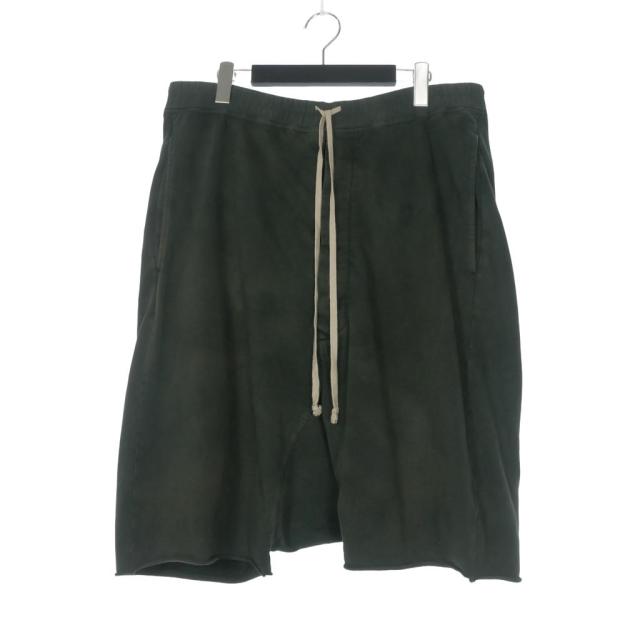 【中古】ダークシャドウ RICK OWENS Pods Shorts ポッズショーツ ショートパンツ XS カーキブラウン DU01D1380-RIG
