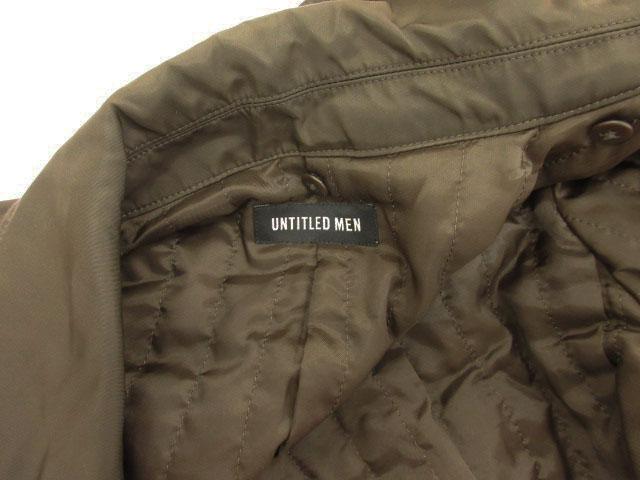 中古 アンタイトル メン Untitled Men ジャケット ステンカラー 中わた 比翼 エポーレット 46 茶 ブラウン Mi メンズの通販はau Wowma ブランド古着のベクトル