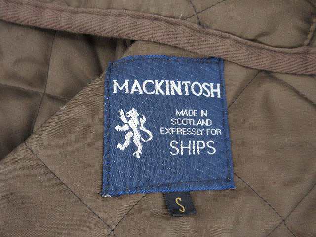 【中古】マッキントッシュ MACKINTOSH SHIPS コラボ ジャケット キルティング S 茶 ブラウン /fy レディース｜au PAY  マーケット