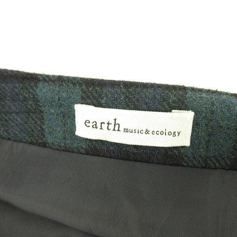 中古 アースミュージック エコロジー Earth Music Ecology ワンピース ひざ丈 長袖 チェック 緑 グリーン S の通販はau Pay マーケット ブランド古着のベクトル