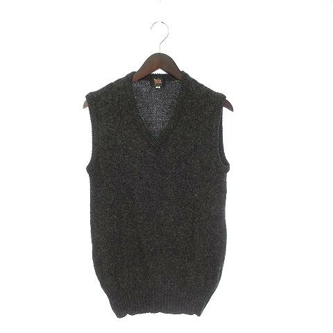 中古 G R Dobson ベスト ニット Vネック ウール M グレー S Y06 メンズの通販はau Pay マーケット ブランド 古着のベクトル