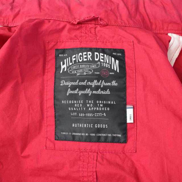 中古】トミーヒルフィガー TOMMY HILFIGER DENIM ジップアップパーカー