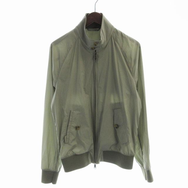 【中古】バラクータ BARACUTA STRETCH G9 ブルゾンジャケット ナイロン 38 カーキ BRCPS0402 /EE メンズ