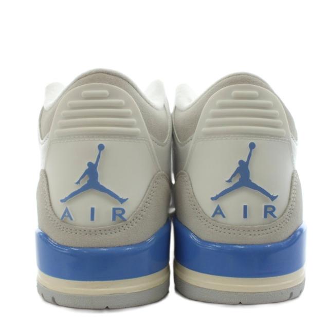 【中古】未使用品 ナイキ NIKE エアジョーダン スニーカー シューズ US9 27.0cm 白 ホワイト 水色 ライトブルー_2