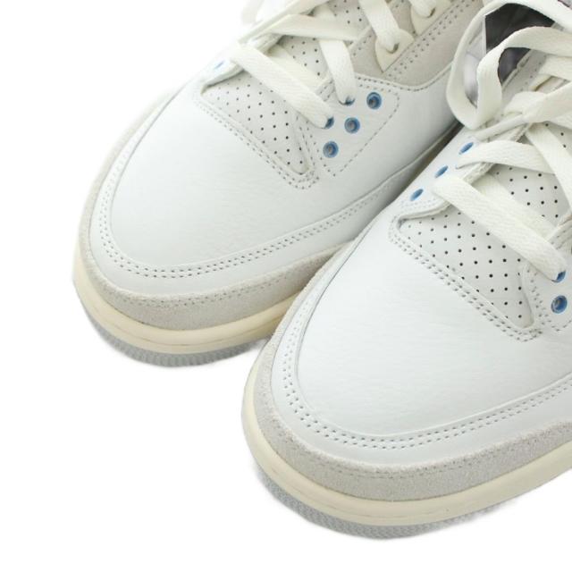 【中古】未使用品 ナイキ NIKE エアジョーダン スニーカー シューズ US9 27.0cm 白 ホワイト 水色 ライトブルー_5
