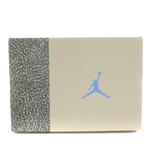 【中古】未使用品 ナイキ NIKE エアジョーダン スニーカー シューズ US9 27.0cm 白 ホワイト 水色 ライトブルー_8
