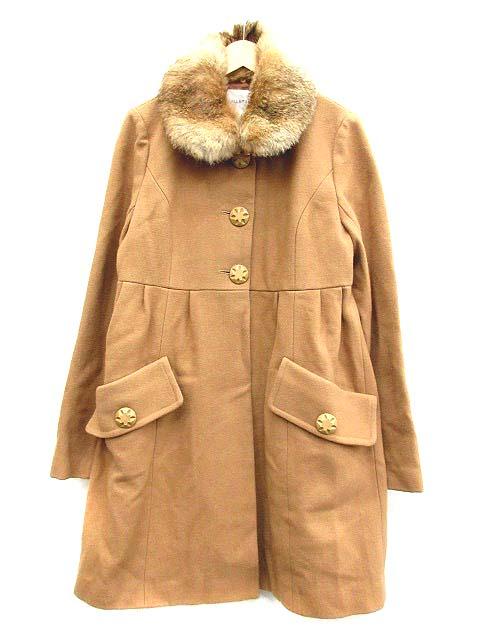 中古 ジルバイジルスチュアート Jill By Jillstuart コート ステンカラー ウール ラビットファー M キャメル Km14 レディースの通販はau Pay マーケット ブランド古着のベクトル