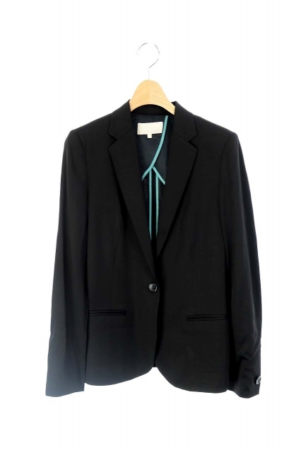 【中古】アンタイトル UNTITLED ジャケット テーラード 背抜き 1 黒 /AA ■AC レディースの通販は 5,005円