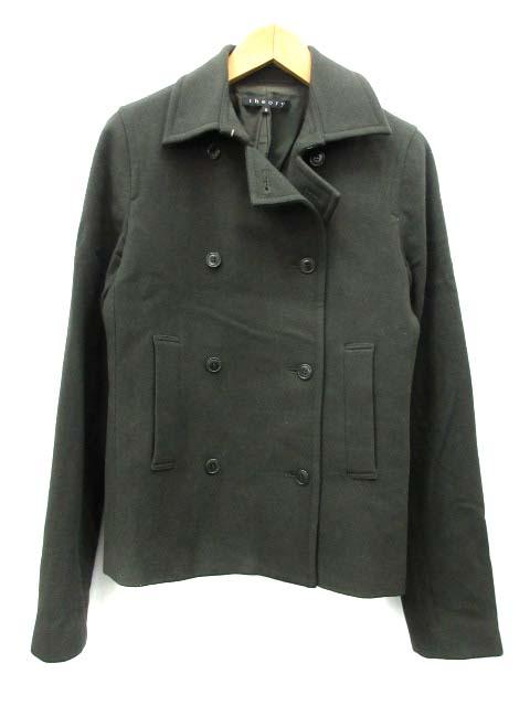 中古 セオリー Theory ピーコート Pコート ショート丈 0 カーキ Dt Ca レディースの通販はau Pay マーケット ブランド古着のベクトル