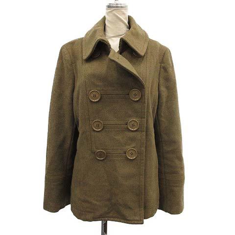 中古 マークジェイコブス Marc Jacobs ピーコート Pコート 6 カーキ Og34 レディースの通販はau Pay マーケット ブランド古着のベクトル