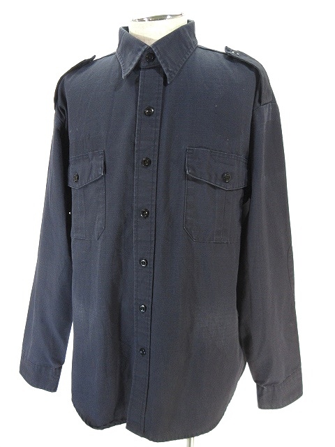 中古 カムコ Camco ミリタリー シャツ 長袖 無地 Xl ブラック 黒 Usa製 Us古着 メンズの通販はau Wowma 会員クーポンが使える ブランド古着のベクトル