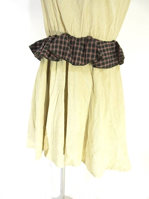 中古 クリスプ Crisp ワンピース ノースリーブ 膝丈 One ベージュ レディースの通販はau Pay マーケット ブランド古着のベクトル