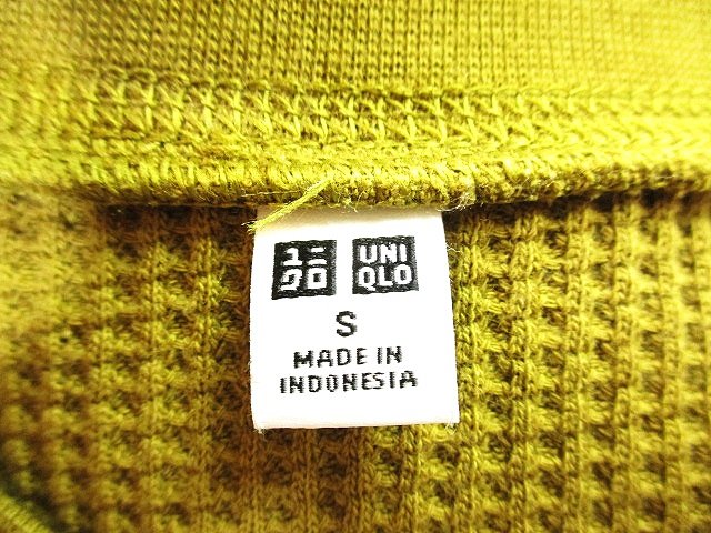 中古 ユニクロ Uniqlo サーマル ニット セーター 七分袖 Vネック 茶 キャメルブラウン S Qq メンズの通販はau Pay マーケット ブランド古着のベクトル