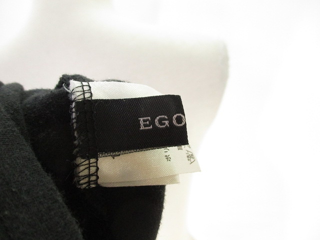 中古 エゴイスト Egoist Tシャツ カットソー 長袖 無地 Uネック 黒 ブラック レディースの通販はau Pay マーケット ブランド古着のベクトル