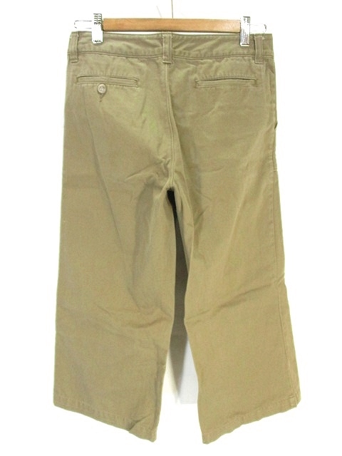 中古 ユニクロ Uniqlo ベイカー クロップド パンツ サブリナ カプリ コットン W67cm カーキ ベージュ レディースの通販はau Pay マーケット ブランド古着のベクトル