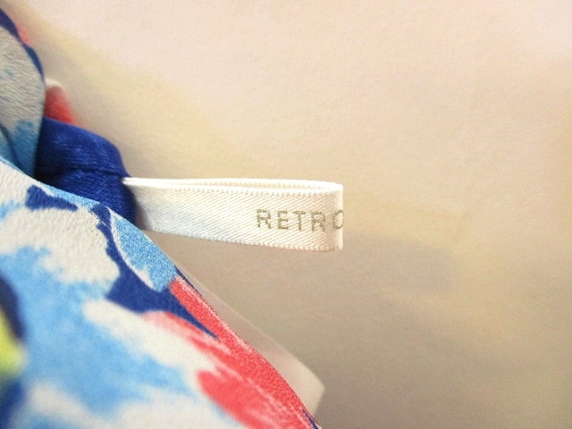 中古 レトロガール Retro Girl キャミソール ワンピース ミニ丈 ショート 花柄 総柄 M ブルー 青 レディースの通販はau Pay マーケット ブランド古着のベクトル