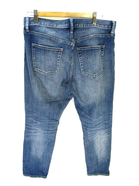 中古 ユニクロ Uniqlo デニム パンツ ジーンズ ジッパーフライ ダメージ加工 インディゴ 28 メンズの通販はau Pay マーケット ブランド古着のベクトル