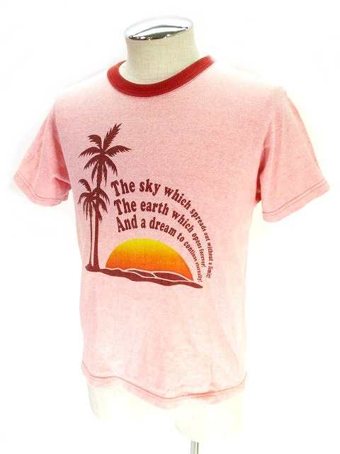 中古 ザ フラットヘッド The Flat Head Tシャツ カットソー 半袖 クルーネック プリント 赤 レッド S メンズの通販はau Pay マーケット ブランド古着のベクトル