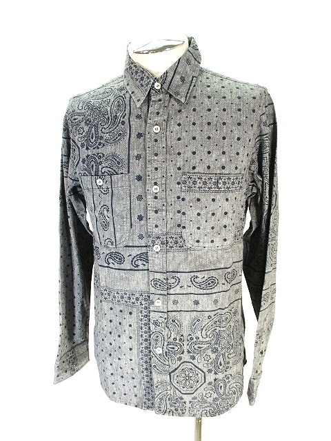 中古 ガイジンメイド Gaijin Made 美品 カジュアル シャツ 長袖 ペイズリー柄 麻混 グレー S メンズの通販はau Pay マーケット ブランド古着のベクトル