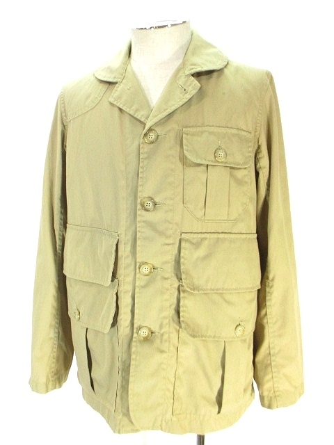 中古 Engineered Garments サファリ シャツ ジャケット ミリタリー ハンティング ブルゾン Xs ベージュ メンズの通販はau Pay マーケット ブランド古着のベクトル