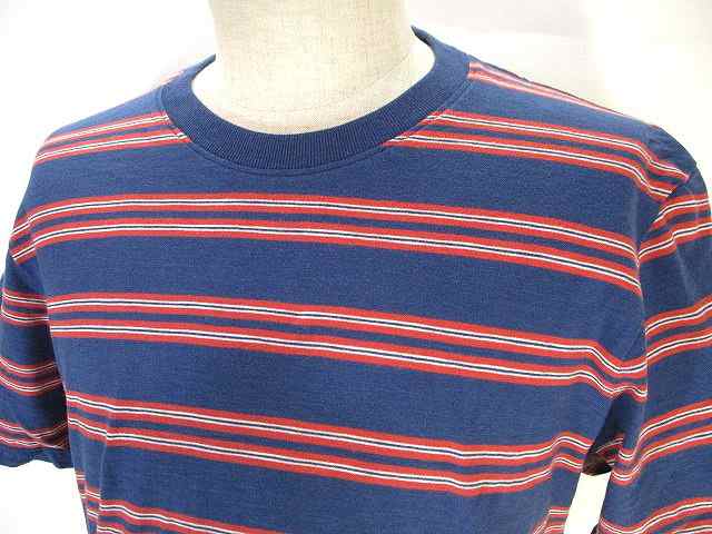 中古 ユニクロ Uniqlo 美品 Tシャツ カットソー 半袖 クルーネック ボーダー M ネイビー レッド 赤 メンズの通販はau Pay マーケット ブランド古着のベクトル