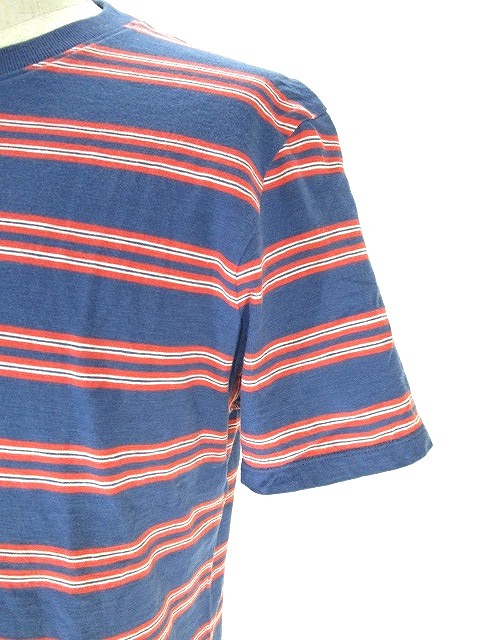 中古 ユニクロ Uniqlo 美品 Tシャツ カットソー 半袖 クルーネック ボーダー M ネイビー レッド 赤 メンズの通販はau Pay マーケット ブランド古着のベクトル