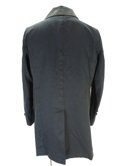 中古 トゥモローランド Tomorrowland 2way ステンカラー コート ロング ジャケット 比翼 46 ネイビー 紺 メンズの通販はau Pay マーケット ブランド古着のベクトル